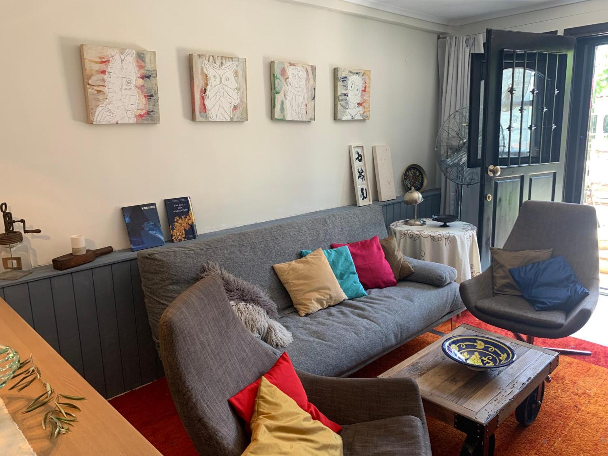 סלוניקי Gemuetliches Appartement In Ano Poli מראה חיצוני תמונה